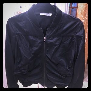 Vince Women's Washed Shrunken Bomber